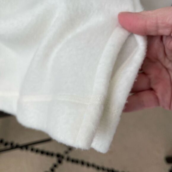 Haven Winter White Fleece Funnel Neck Cozy Pullover L - Picture 4 of 8